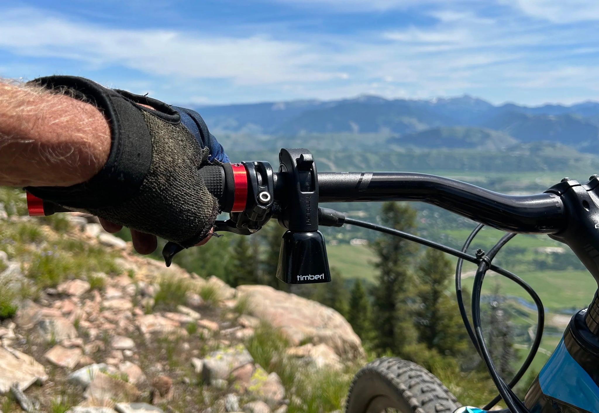Quick Release Mountain Bike Bell - Yew! - Timber Mountain Bike Bells